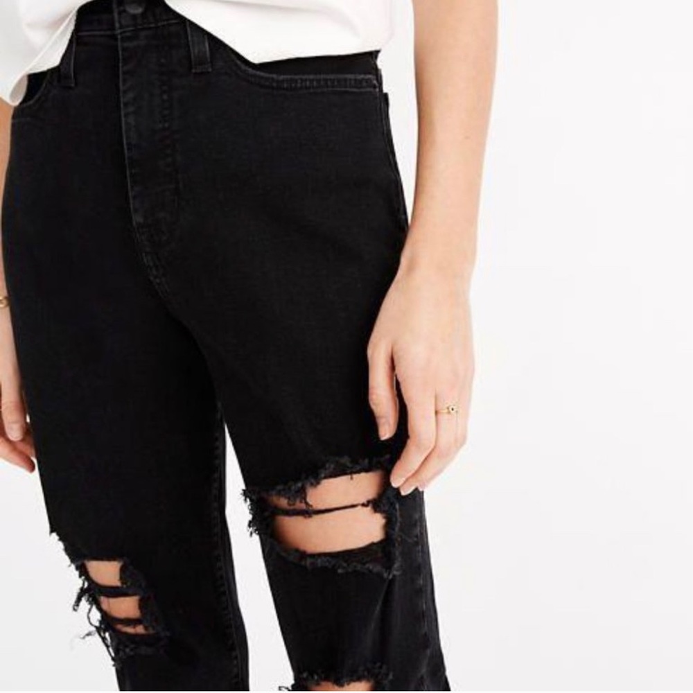 Madewell Mom Jean in Rainey Wash